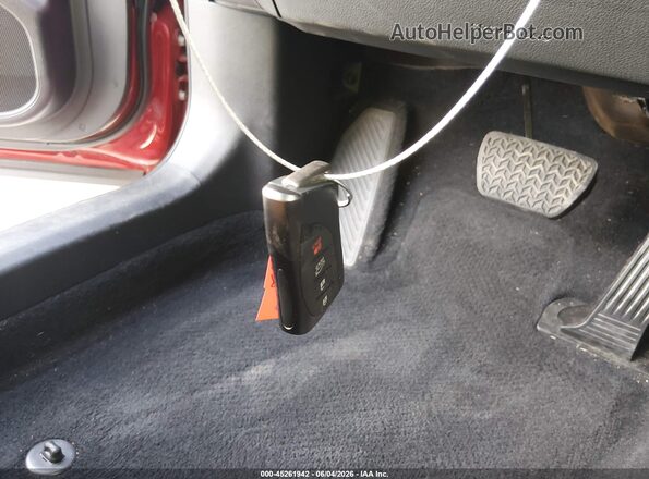 58ACZ1B12NU114956 2022 LEXUS ES 350 Red Dashboard view