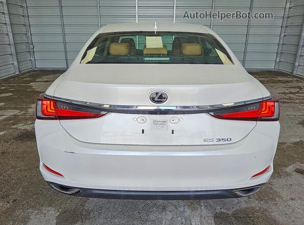 58ACZ1B18NU136668 2022 LEXUS ES White Вид ззаду