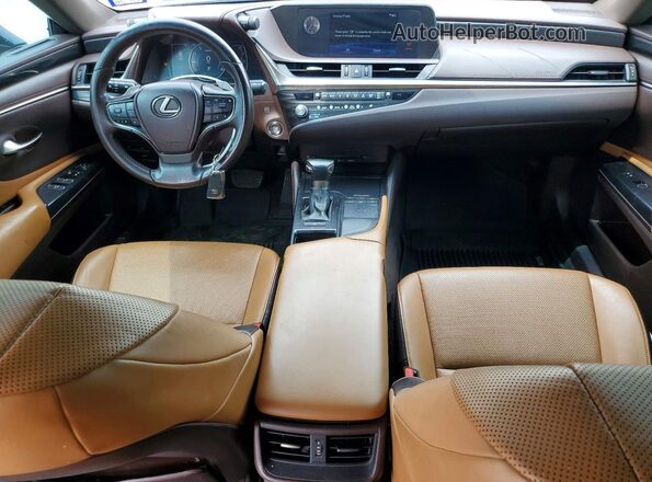 58ACZ1B1XMU089285 2021 LEXUS ES Black Dashboard view