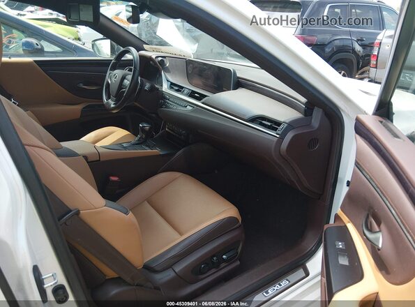 58AD21B11LU005846 2020 LEXUS ES 300H White წინა სალონის ხედი