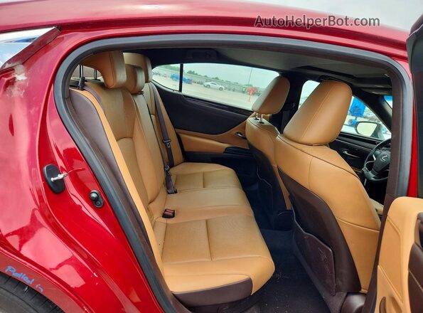 58AD21B11LU012456 2020 LEXUS ES Red Հետևի նստատեղերի տեսք
