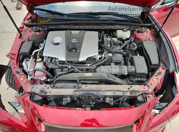 58AD21B11LU012456 2020 LEXUS ES Red Սալոնի հետևի տեսք
