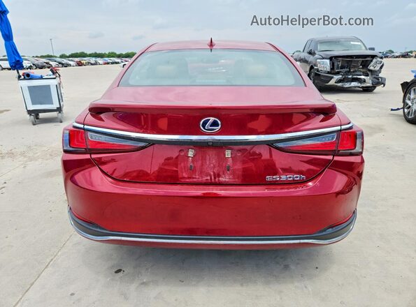 58AD21B11LU012456 2020 LEXUS ES Red Հետևի տեսք