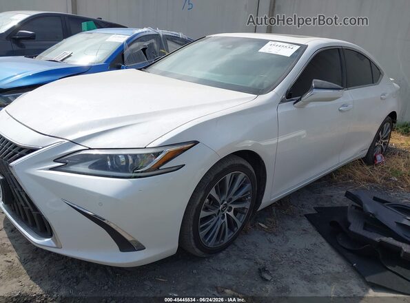 58AD21B15LU012430 2020 LEXUS ES 300H White Առջևի ձախ երեք քառորդ տեսարան