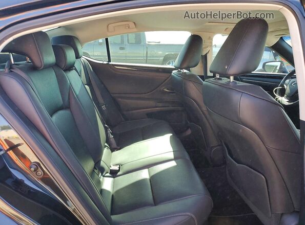 58AD21B16LU008743 2020 LEXUS ES Charcoal უკანა სავარძლების ხედი