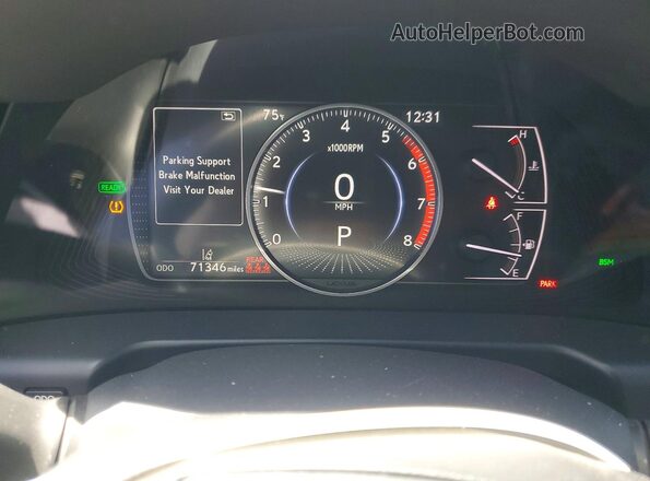 58ADA1C12RU053608 2024 LEXUS ES White ხელსაწყოთა პანელის ხედი