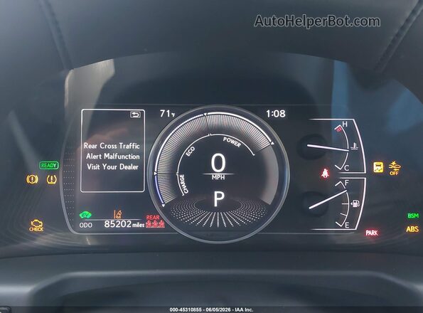 58ADA1C13MU005088 2021 LEXUS ES 300H White უკანა სავარძლების ხედი