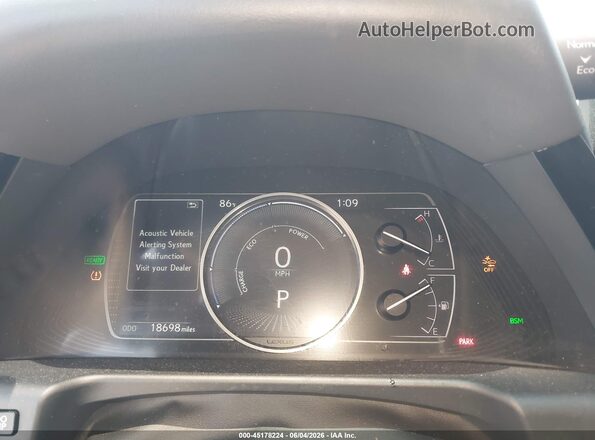 58ADA1C13SU063151 2025 LEXUS ES 300H Black Widok tylnych siedzeń