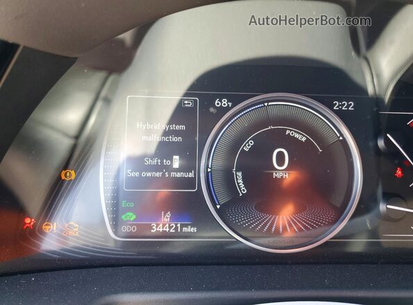 58ADA1C15RU053957 2024 LEXUS ES Black Instrument cluster view