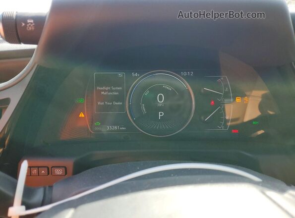58ADA1C16RU043034 2024 LEXUS ES Серый Вид щитка приборов