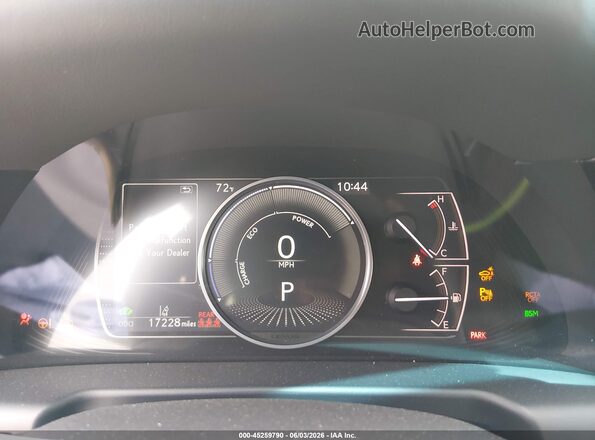58ADA1C17NU017570 2022 LEXUS ES 300H Silver Widok tylnych siedzeń