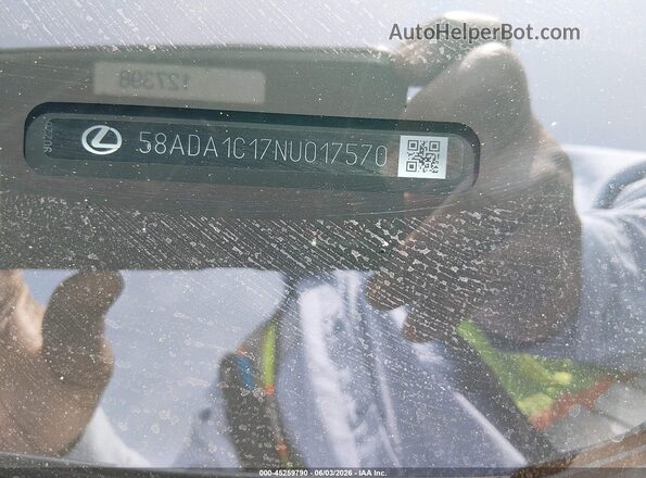 58ADA1C17NU017570 2022 LEXUS ES 300H Silver Widok komory silnika