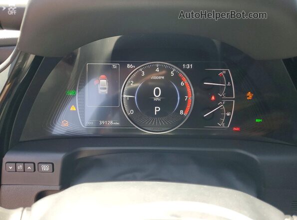 58ADA1C17RU047030 2024 LEXUS ES Black Widok zestawu wskaźników