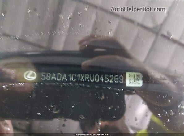 58ADA1C1XRU045269 2024 LEXUS ES 300H Red Vista del compartimento del motor