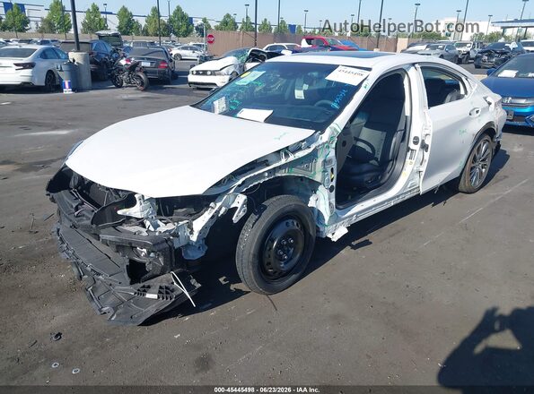 58ADZ1B10MU101030 2021 LEXUS ES 350 White Առջևի ձախ երեք քառորդ տեսարան