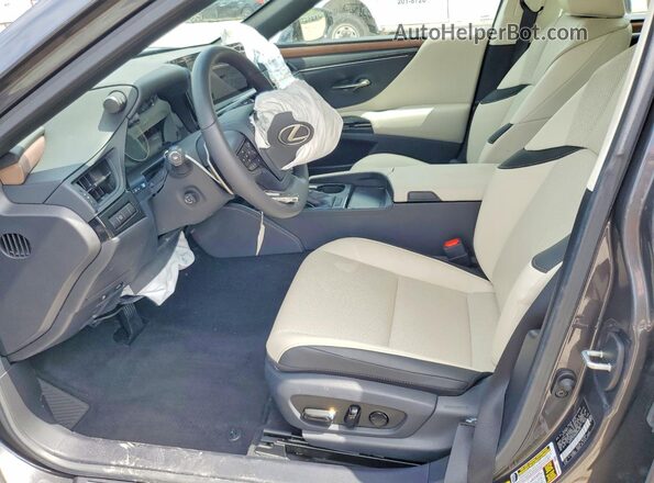 58ADZ1B10SU204378 2025 LEXUS ES Gray Widok wnętrza z przodu