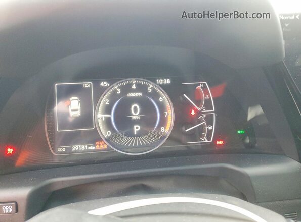 58ADZ1B11PU146532 2023 LEXUS ES Black Вид щитка приладів