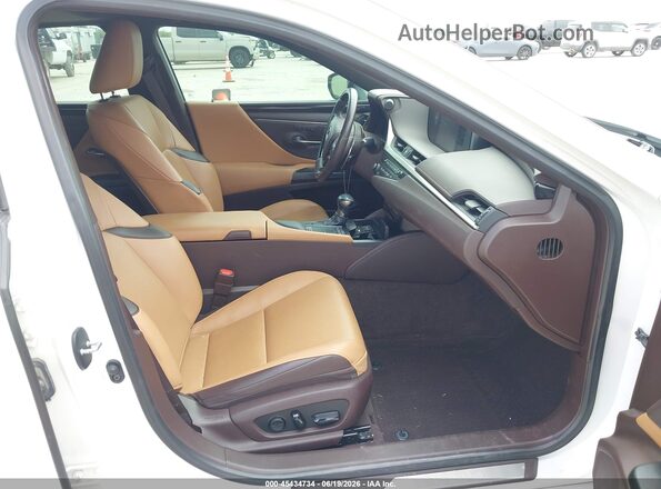 58ADZ1B13LU065042 2020 LEXUS ES 350 White Widok wnętrza z przodu