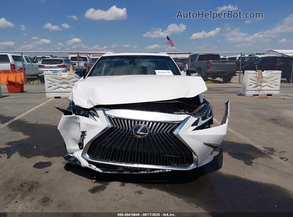 58ADZ1B14LU053045 2020 LEXUS ES White Instrument cluster view
