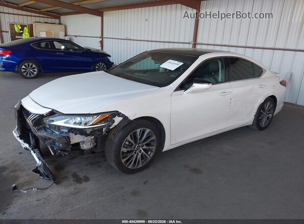 58ADZ1B14MU089495 2021 LEXUS ES 350 White Vista tres cuartos delantera izquierda