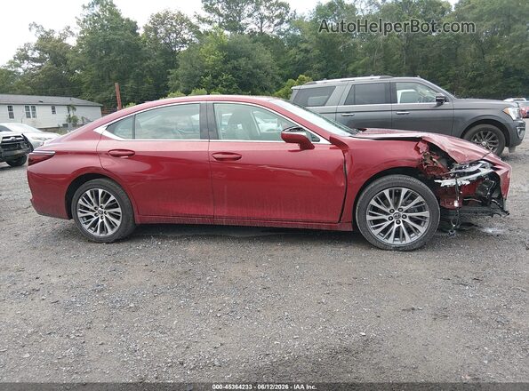 58ADZ1B15LU066984 2020 LEXUS ES 350 Red Vista interior trasera