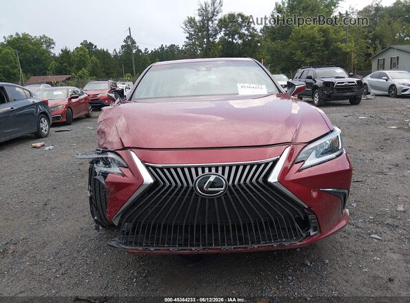 58ADZ1B15LU066984 2020 LEXUS ES 350 Red Vista del cuadro de instrumentos