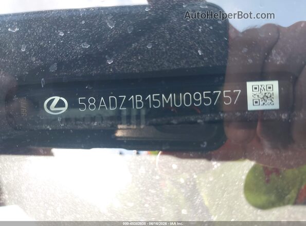 58ADZ1B15MU095757 2021 LEXUS ES 350 Black Вид підкапотного простору