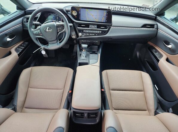 58ADZ1B15NU124384 2022 LEXUS ES Серый Вид панели приборов