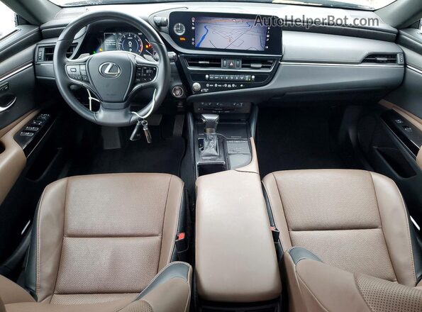58ADZ1B15NU138446 2022 LEXUS ES Black Առջևի վահանակի տեսք
