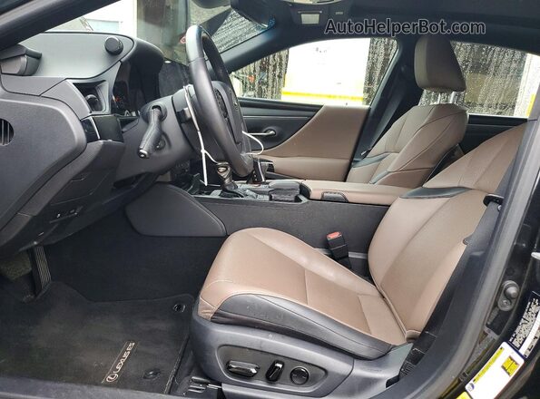 58ADZ1B15NU138446 2022 LEXUS ES Black Սալոնի դիմացի տեսք