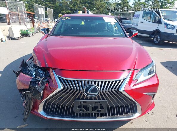 58ADZ1B17LU058210 2020 LEXUS ES 350 Red Вид щитка приладів