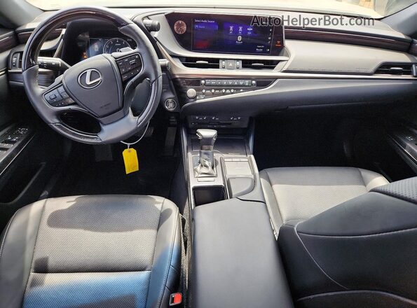 58ADZ1B17MU097509 2021 LEXUS ES Black Widok deski rozdzielczej