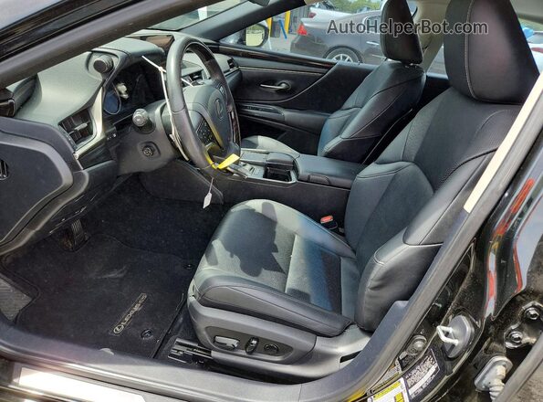 58ADZ1B17MU097509 2021 LEXUS ES Black Widok wnętrza z przodu