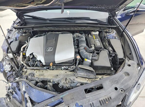 58ADZ1B19LU072612 2020 LEXUS ES Blue Вид задньої частини салону