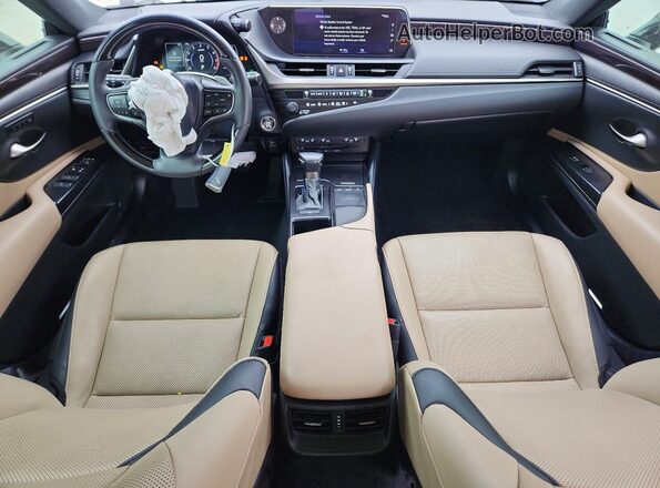 58ADZ1B19LU072612 2020 LEXUS ES Blue Вид панелі приладів