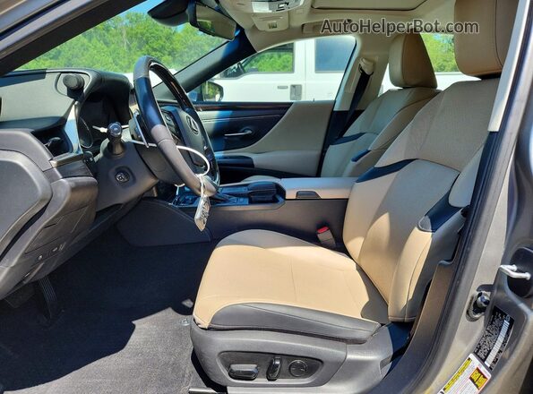 58ADZ1B19MU086527 2021 LEXUS ES Gray წინა სალონის ხედი