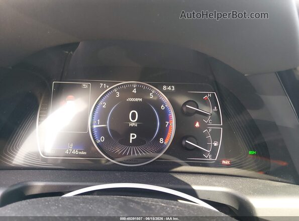 58ADZ1B19SU209739 2025 LEXUS ES 350 Red Вид задніх сидінь