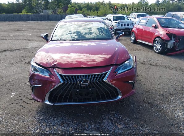 58ADZ1B19SU209739 2025 LEXUS ES 350 Red Вид щитка приладів