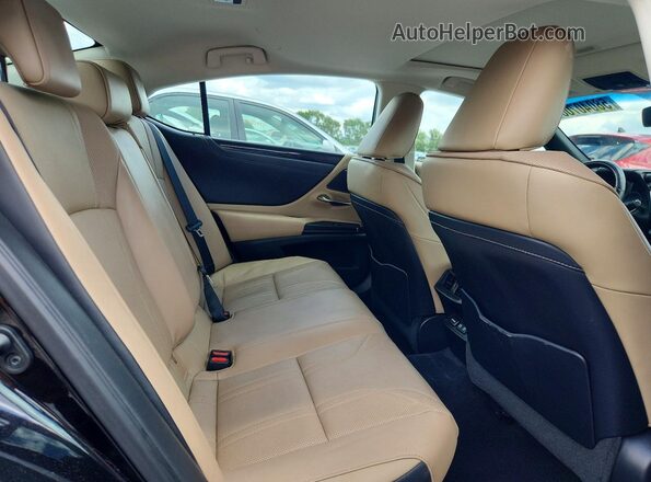 58AEA1C19MU001812 2021 LEXUS ES Black Rear seats view