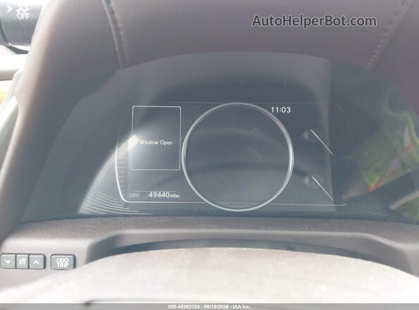 58AEZ1B11LU074665 2020 LEXUS ES 350 White Vista de los asientos traseros