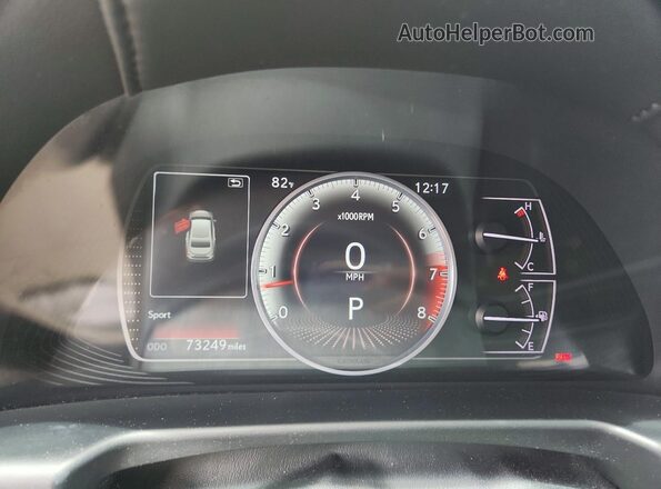 58AEZ1B16LU058669 2020 LEXUS ES Silver Widok zestawu wskaźników