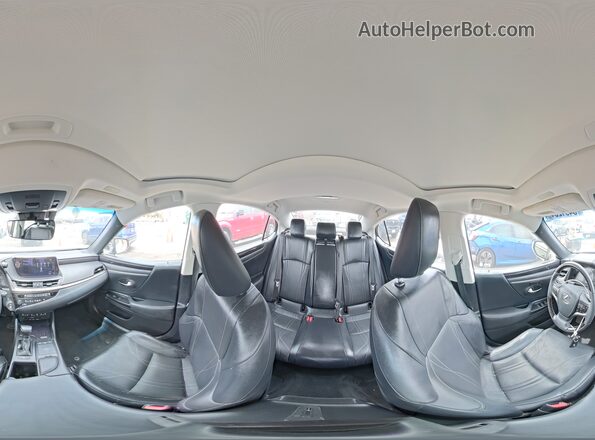 58AEZ1B16LU058669 2020 LEXUS ES Silver Widok wnętrza 360 stopni