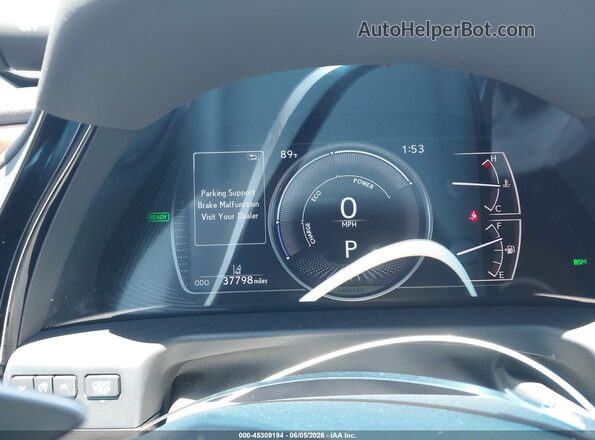 58AFA1C19NU022715 2022 LEXUS ES 300H Light Blue Vista de los asientos traseros