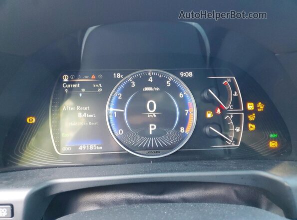 58AFZ1B19NU129306 2022 LEXUS ES White 