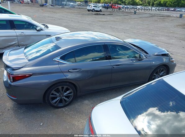 58AGZ1B12MU103424 2021 LEXUS ES 350 Gray Вид задньої частини салону