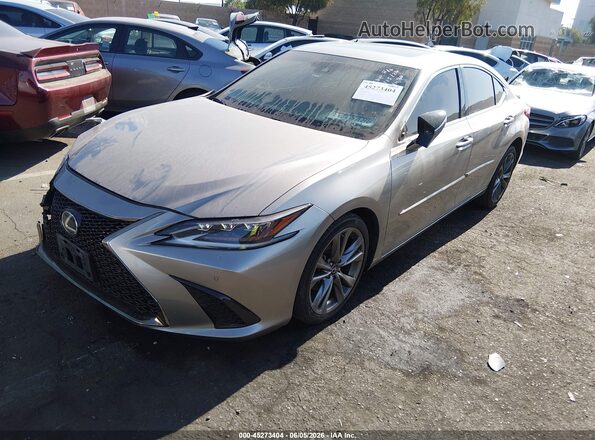 58AGZ1B15LU076752 2020 LEXUS ES 350 Silver Առջևի ձախ երեք քառորդ տեսարան