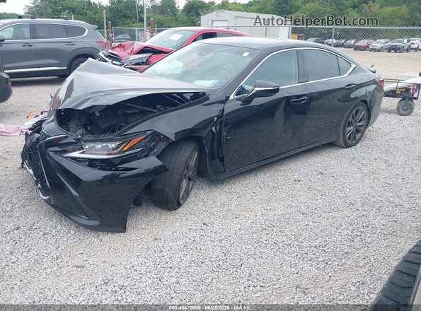 58AGZ1B15MU093519 2021 LEXUS ES 350 Black წინა მარცხენა ხედი სამი მეოთხედიდან