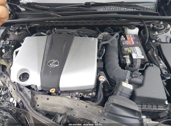 58AGZ1B15MU093519 2021 LEXUS ES 350 Black უკანა ხედი