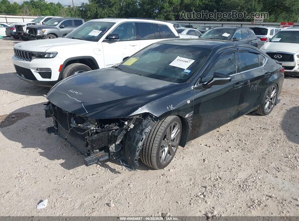58AGZ1B17LU073948 2020 LEXUS ES 350 Black Передня ліва чверть