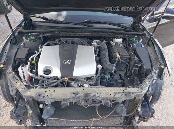 58AGZ1B17LU073948 2020 LEXUS ES 350 Black Вид ззаду